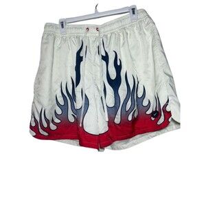 Nike Americana Flow Athletic Shorts Men's XXL White Training Boxing Beach